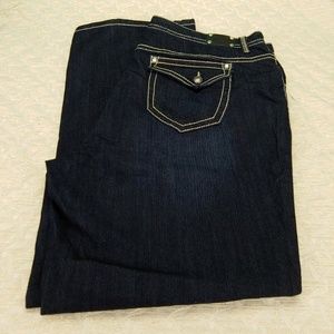 Women Style &  CO Jeans 24W Blue Boot Cut